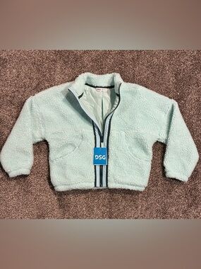 DSG Girls Blue Fleece Full Zip